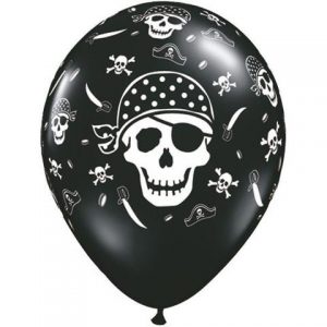 Pirate Skull & Cross Bones Balloons by Qualatex