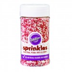 Natural Sprinkles ~ Red, Pink & White 100s & 1000s