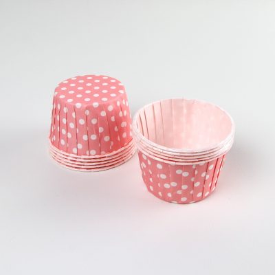 Serving Cups ~ Pink Polkadot