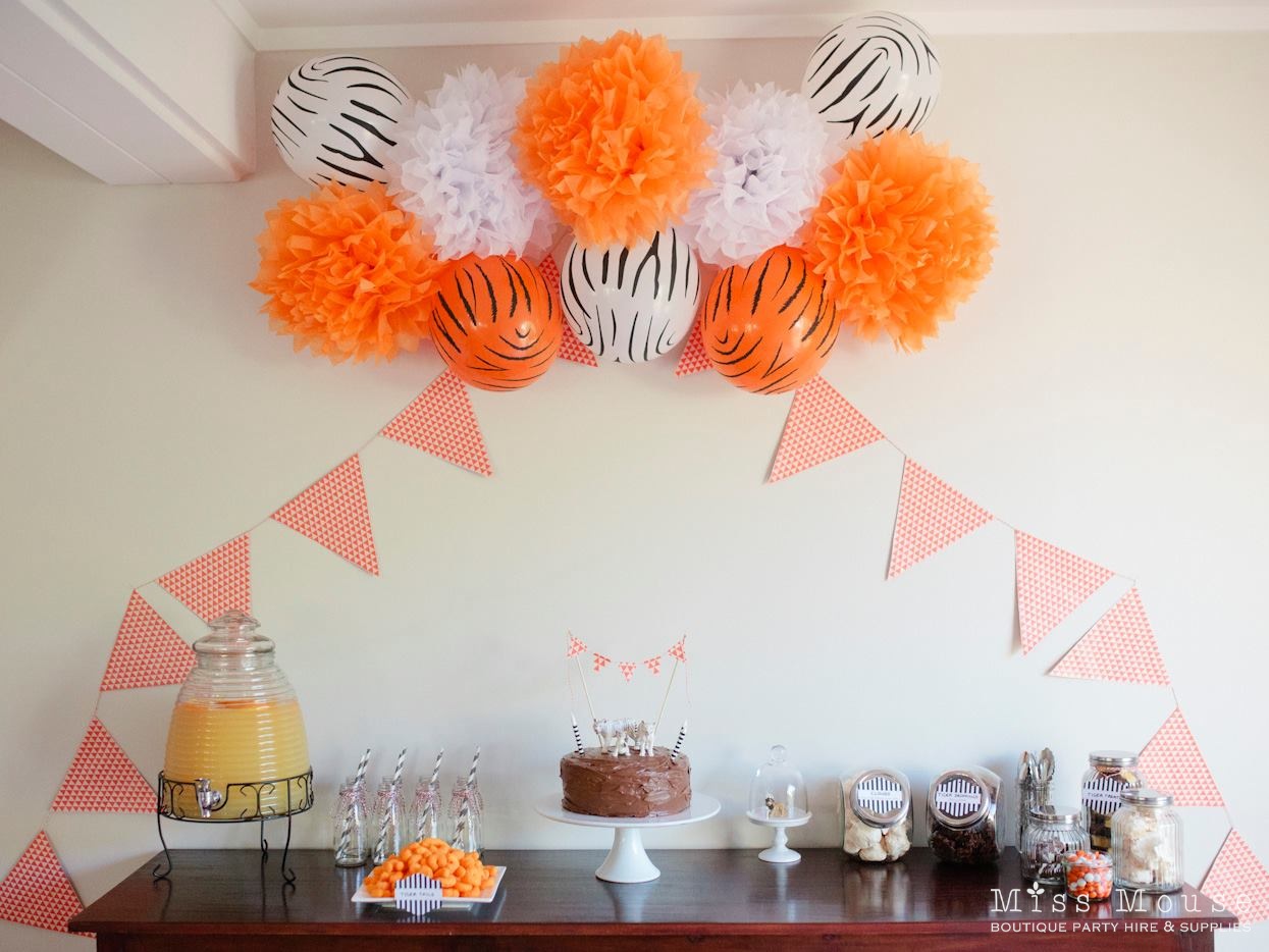 Tiger Party Decorations