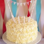 Carnival Party Cake with Cake Bunting