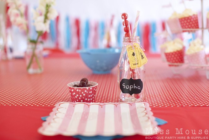 Decorated Mini Milk Bottles