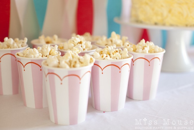 Carnival Party Popcorn Cups