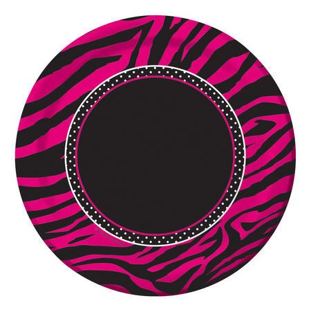 Paper Plates ~ Pink Zebra Boutique