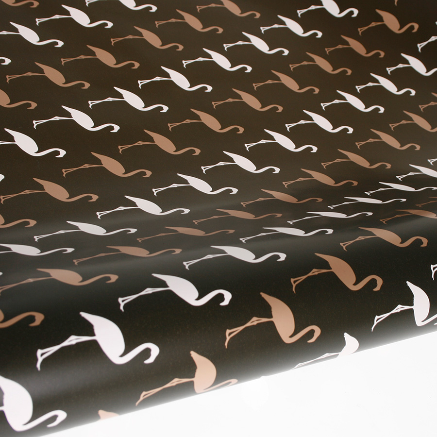 Table Runner / Gift Wrap ~ Flamingo Royale