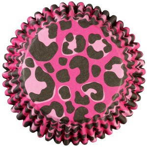 Baking Cups ~ Pink Leopard