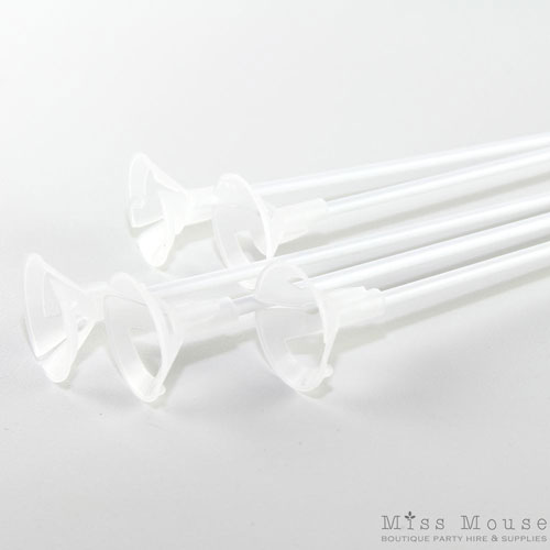 Balloon Sticks ~ White