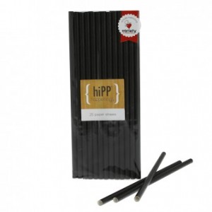 Paper Straws ~ Black