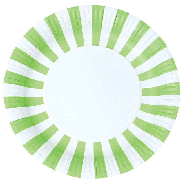 Paper Plates ~ Apple Green