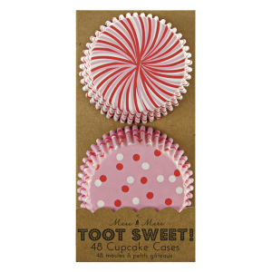 Cupcake Cases ~ Toot Sweet Pink