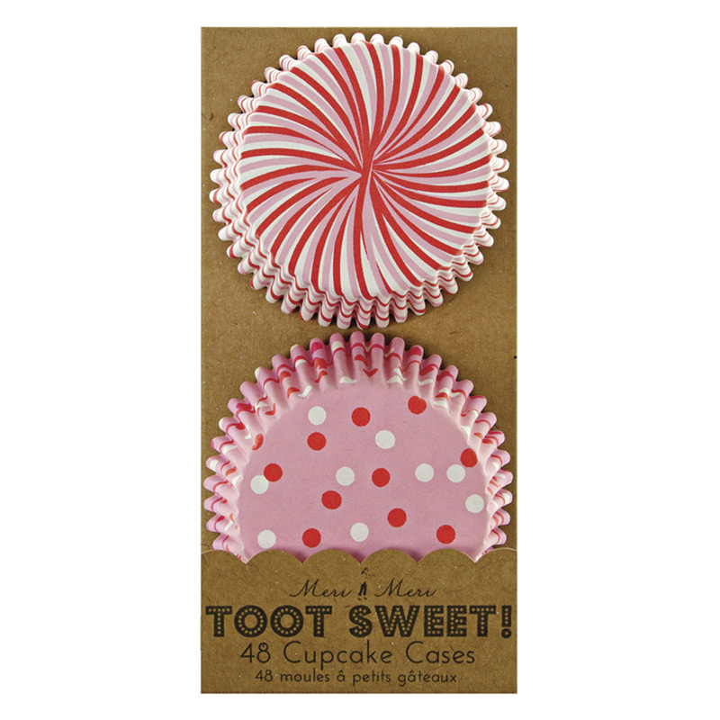 Cupcake Cases ~ Toot Sweet Pink