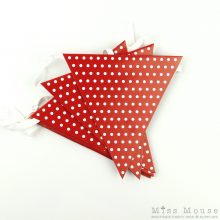 Polkadot Bunting Flags ~ Red