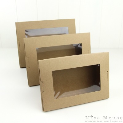 Kraft Window Boxes