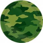 The Camouflage Paper Plates are perfect for your army, hunting or combat inspired party!