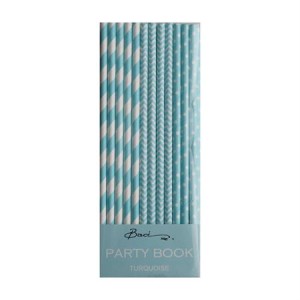 Paper Straws ~ Turquoise