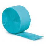 Bermuda Blue Crepe Paper Streamer NZ