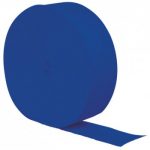 Cobalt Blue Crepe Paper Streamer