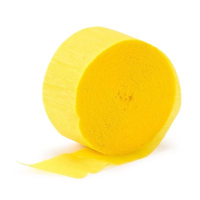 Crepe Paper Streamer ~ Yellow