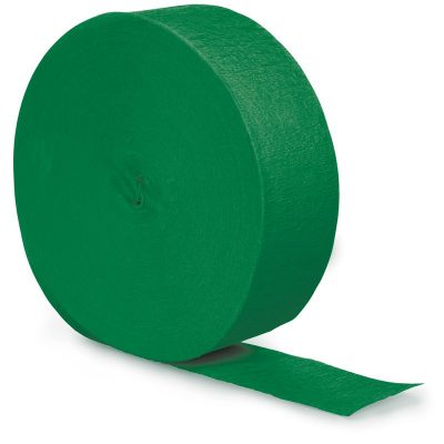 Emerald Green Crepe Paper Streamer