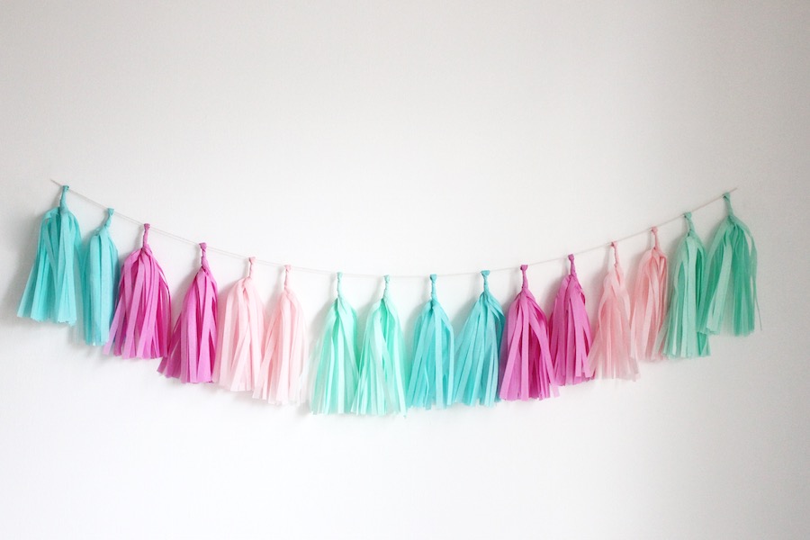 Tassel Garland ~ Candy Shoppe