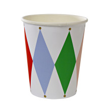 Paper Cups ~ Toot Sweet Harlequin