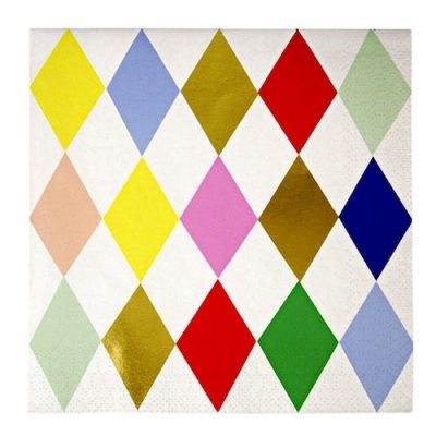 Toot Sweet Harlequin Paper Napkins NZ