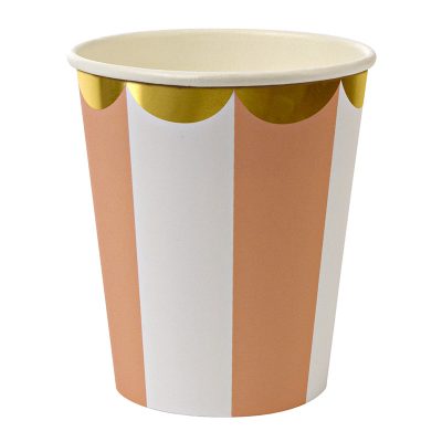 Paper Cups ~ Toot Sweet Orange