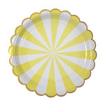 Paper Plates ~ Toot Sweet Yellow