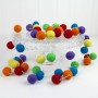 Felt Ball Garland ~ Rainbow