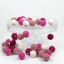 Felt Ball Garland ~ Pink Ombre