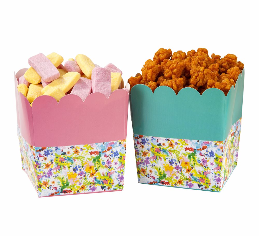 Floral Fiesta Tempting Treat Holders