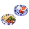 Canape Plates ~ Porcelain Blue