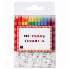 Birthday Bash Striped Candles