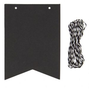 Chalkboard Paper Flags