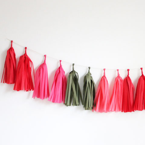 Tassel Garland ~ Poppy