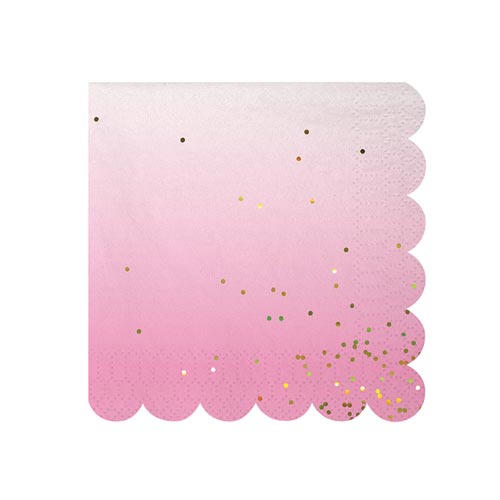 Toot Sweet Ombre Paper Napkins  Meri Meri  NZ