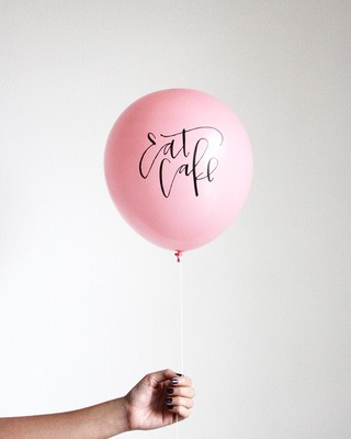 Eat Cake Balloons