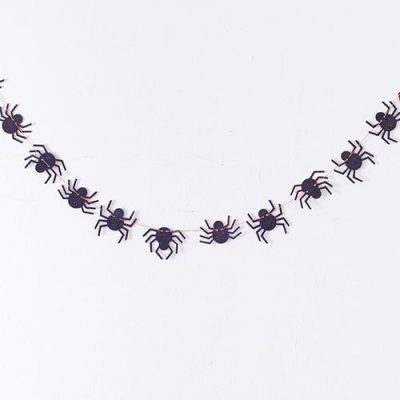 Halloween Spider Web Mini Garland