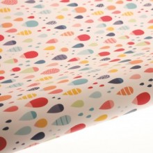 Table Runner / Gift Wrap ~ Raindrops Multi