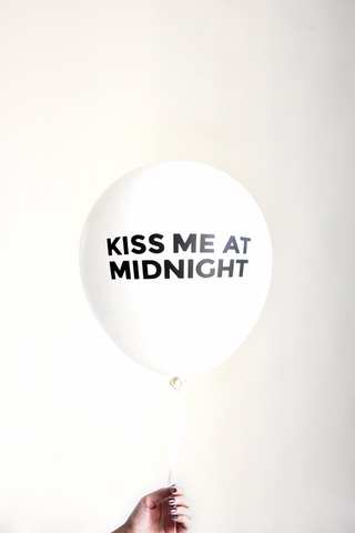 Kiss Me At Midnight Balloons