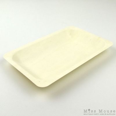 Medium wooden plates