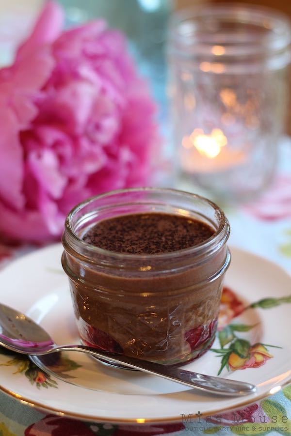 Dessert in a mason jar