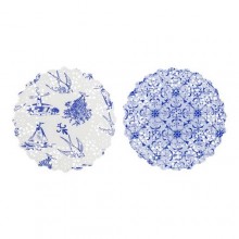 Party Porcelain Blue Mini Doilies