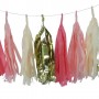 Pink & Gold Tassel Garland