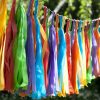 Rainbow Tassel Garland