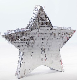 Silver Star Pinata