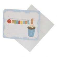 Invitations ~ 1st Birthday Blue