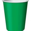 Emerald Green Paper Cups