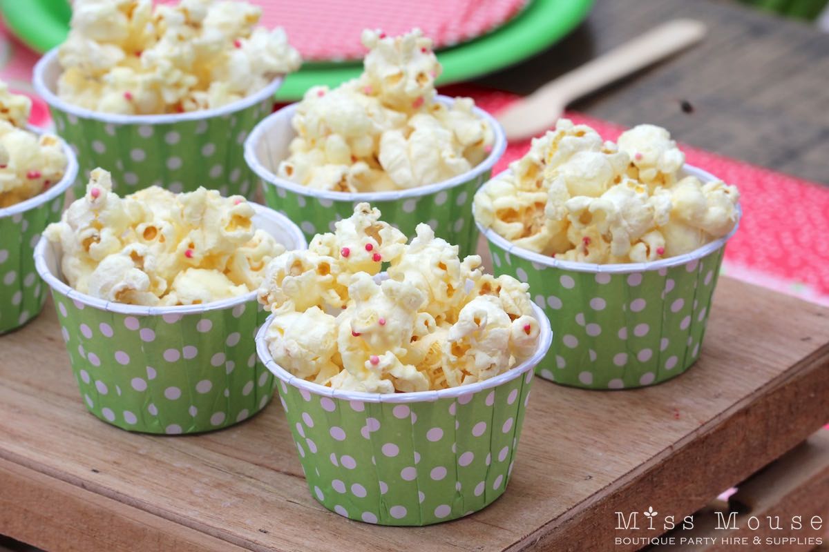 Popcorn with Chocolate and Sprinkles