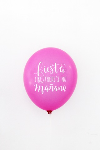 Fiesta Like There's No Mañana Balloons